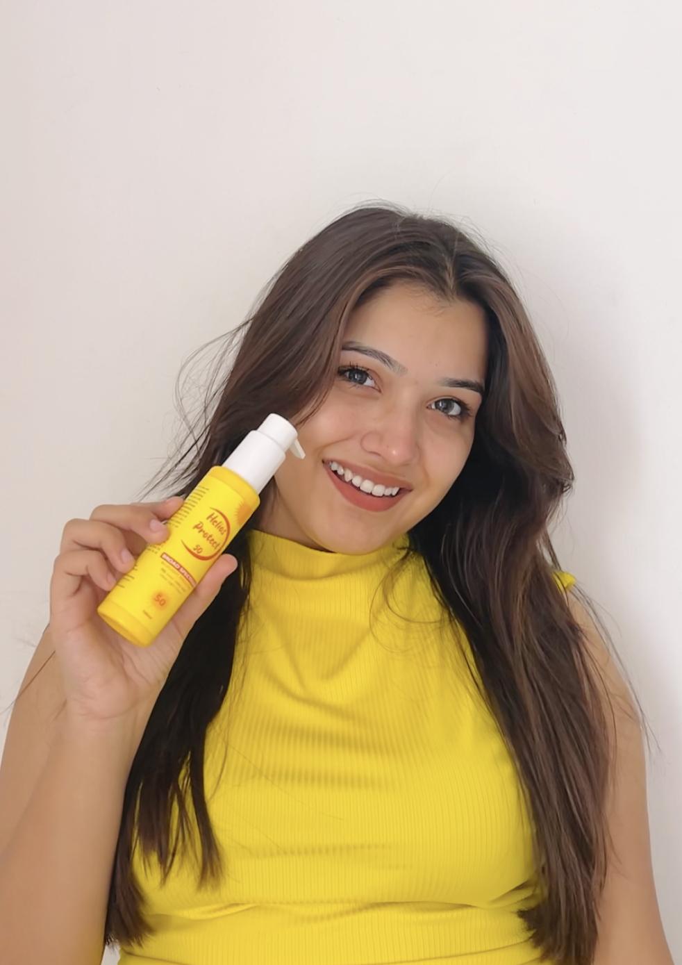 Helios Protect Sunscreen With SPF 50+ niacinamide & vitamin E (100 ml)
