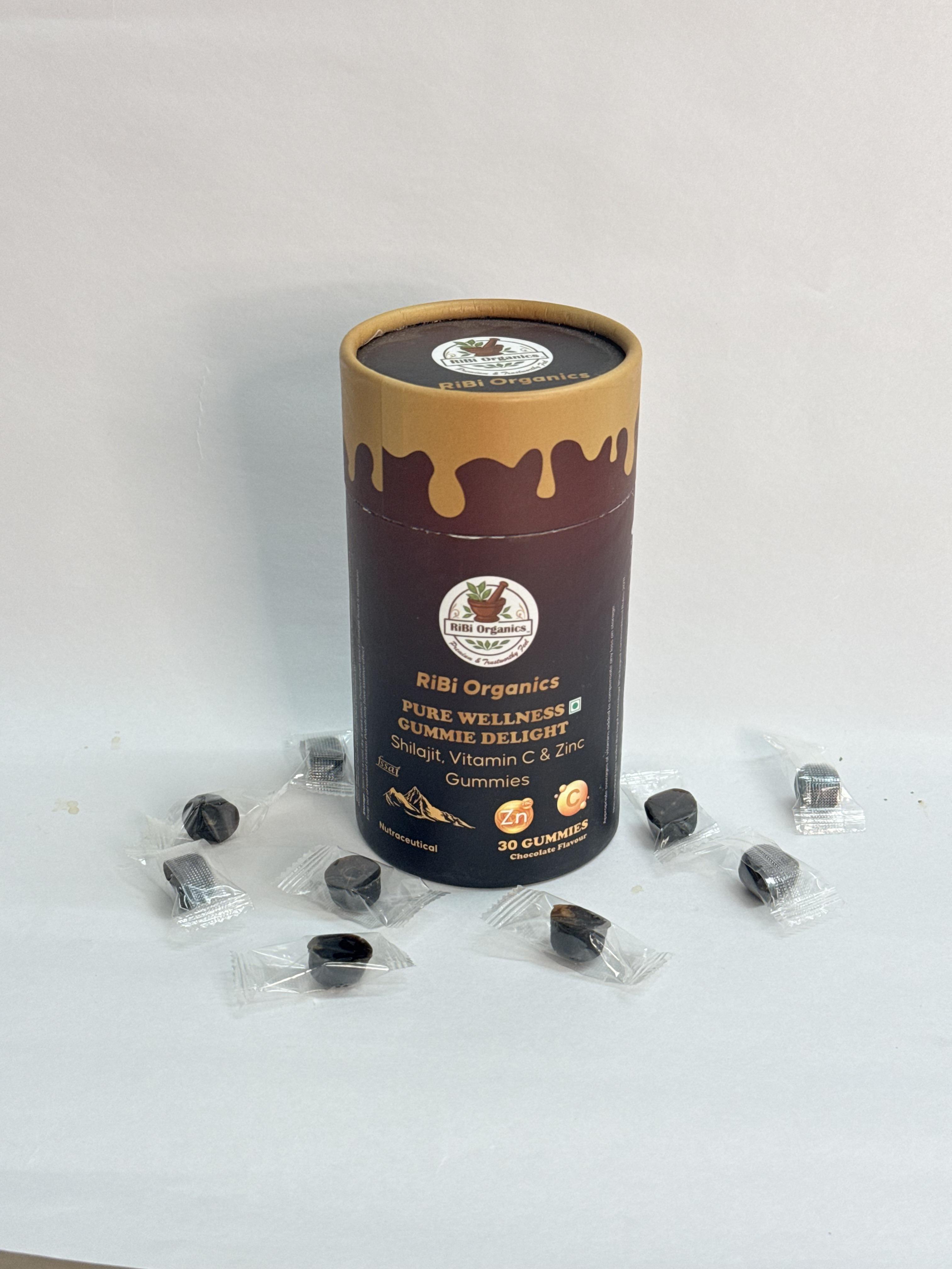 Pure Wellness Gummies   Shilajit , Vitamin c & Zinc
